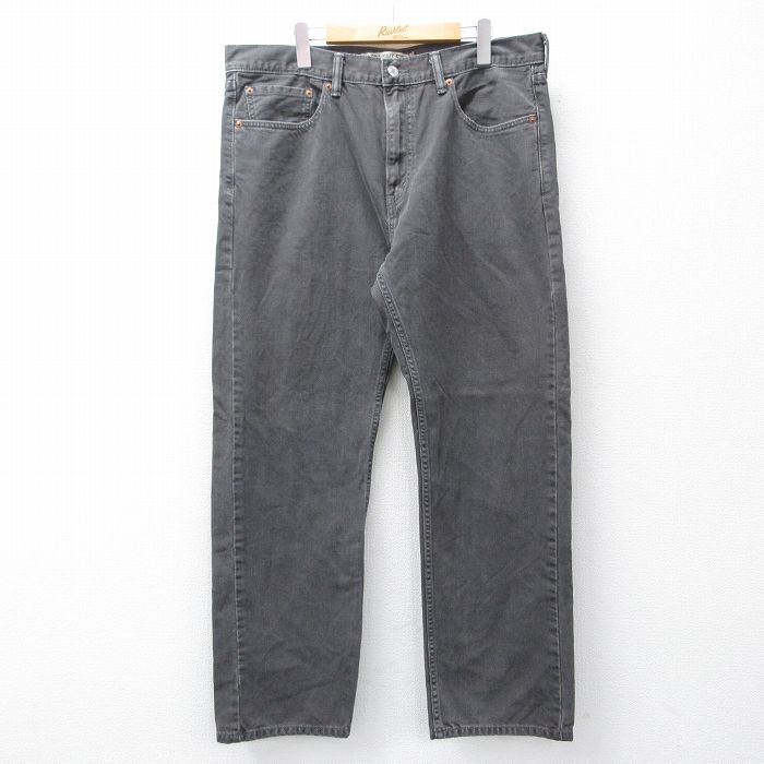 W37★古着 ジーンズ Levis リーバイス 505 メンズ コットン 黒 デニム【spe】 25nov26