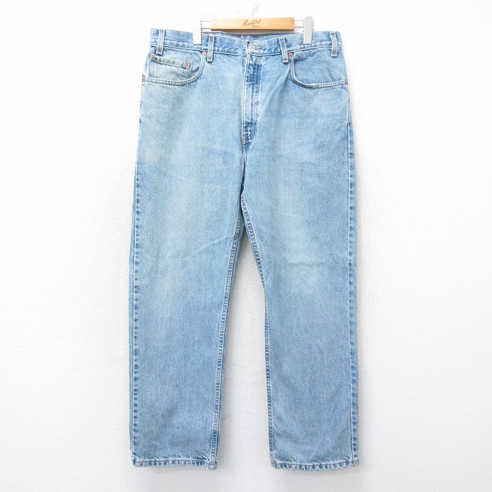 W38★古着 ジーンズ Levis リーバイス 505 メンズ 00年代 00s コットン 紺 デニム 26jan28