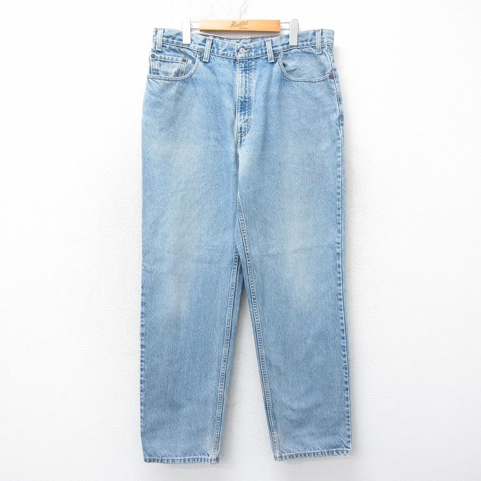 W38★古着 リーバイス Levis ジーンズ メンズ 00年代 00s コットン 紺 デニム 26jan28