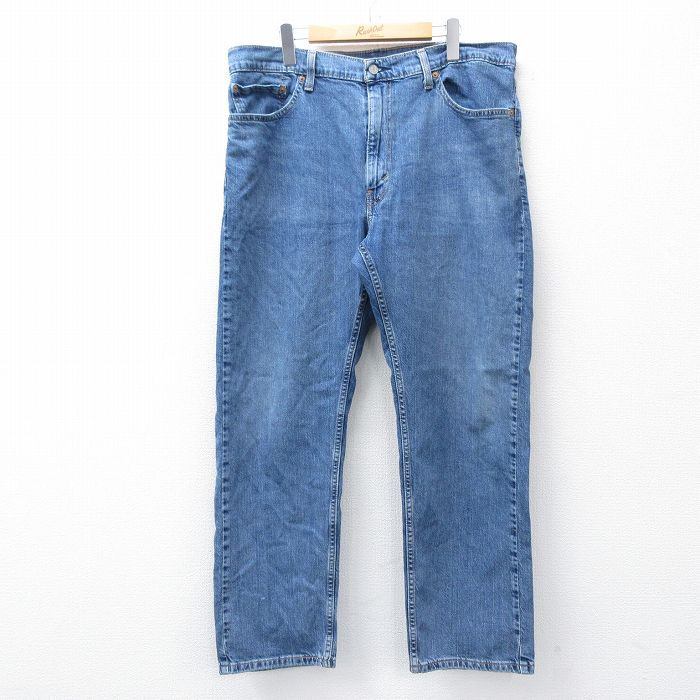 W38★古着 ジーンズ Levis リーバイス 505 メンズ 紺 デニム 26feb05