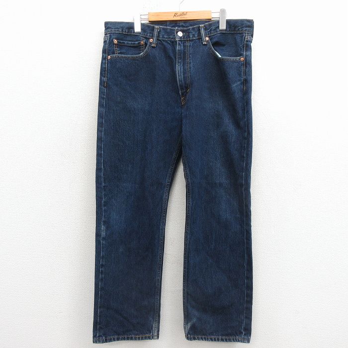 W38★古着 ジーンズ Levis リーバイス 505 メンズ 濃紺 デニム 26apr07