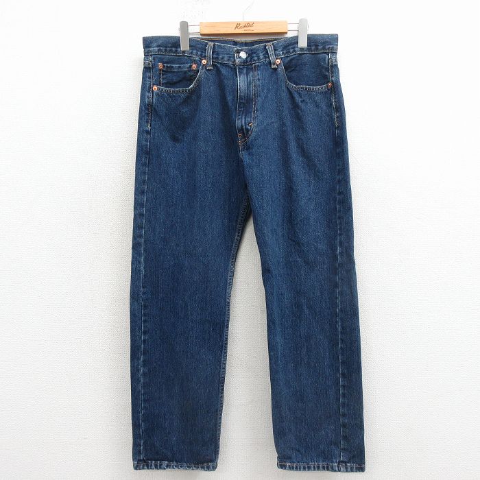 リーバイス505 ジーンズ ネイビー W36 | 古着