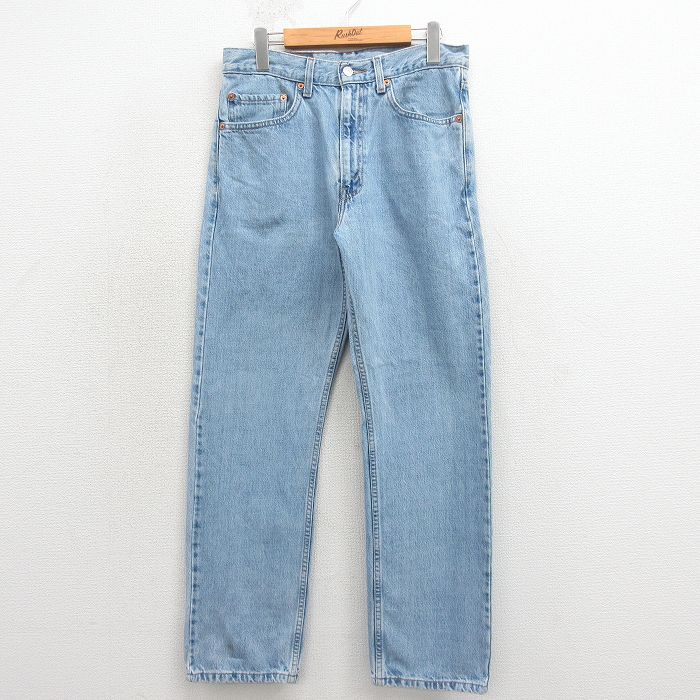 リーバイス505 00s ジーンズ ネイビー 実寸W32 | 古着