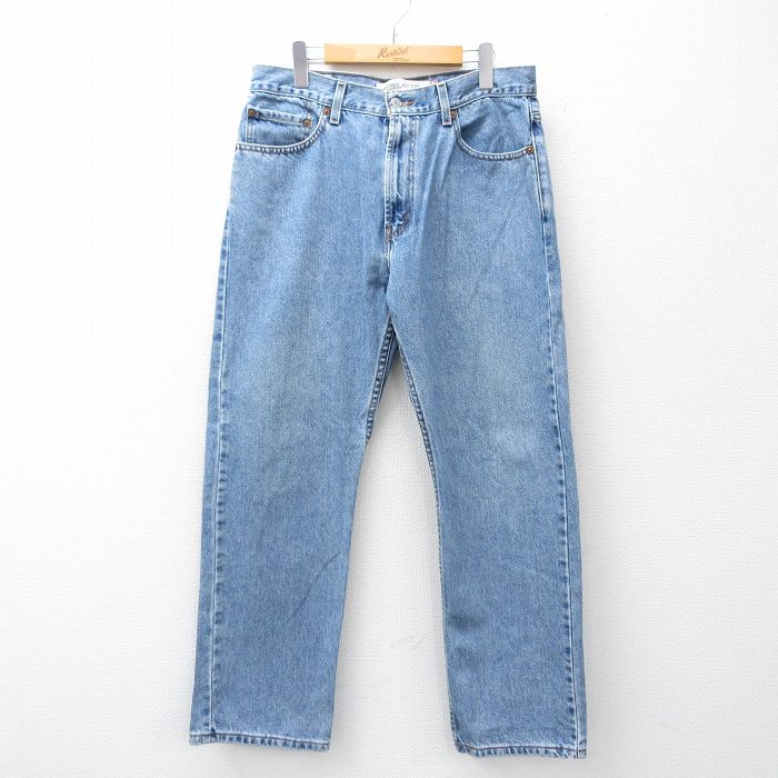 リーバイス505 ジーンズ ネイビー W32 | 古着