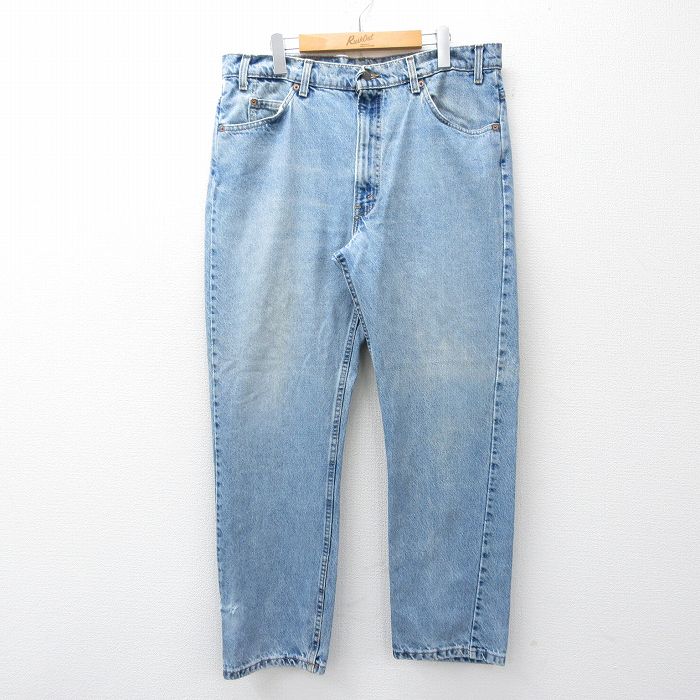 W38★古着 ジーンズ Levis リーバイス 505 メンズ 90年代 90s 紺 デニム【spe】 26apr27