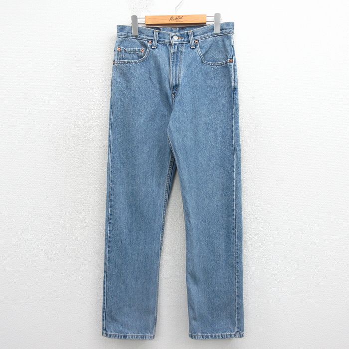 W31★古着 ジーンズ Levis リーバイス 505 メンズ 00年代 00s コットン カナダ製 紺 デニム【spe】 26apr28
