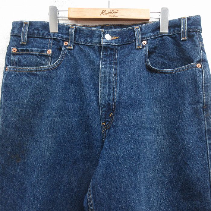 古着通販 W37☆古着 ジーンズ Levis リーバイス 550 メンズ 00年代 00s