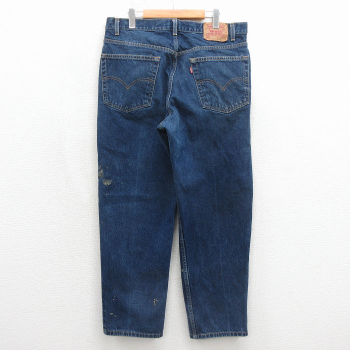 古着通販 W37☆古着 ジーンズ Levis リーバイス 550 メンズ 00年代 00s