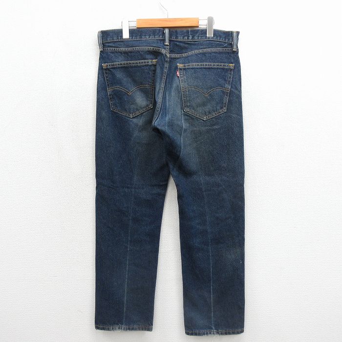 古着通販 W35☆古着 リーバイス Levis 505 メンズ ヒゲ コットン