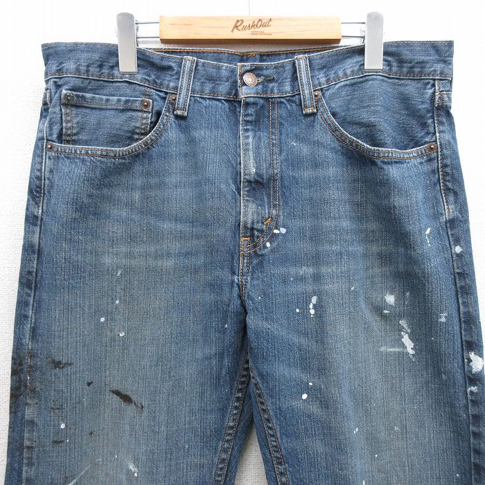 古着通販 W34☆古着 ジーンズ Levis リーバイス 505 メンズ ヒゲ