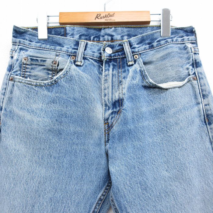 古着通販 W30☆古着 ジーンズ Levis リーバイス 505 メンズ ヒゲ こと