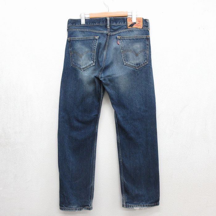 古着通販 W35☆古着 ジーンズ Levis リーバイス 505 メンズ ヒゲ