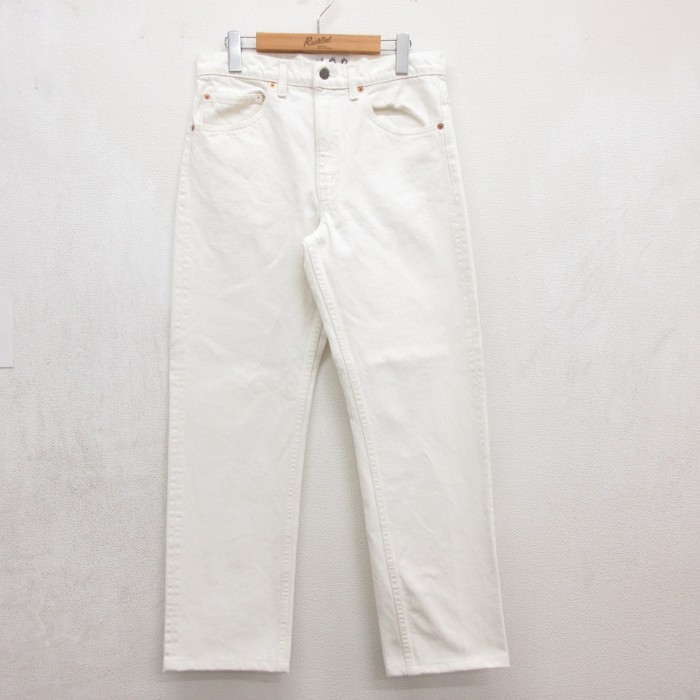 Levi's リーバイス 505 USA製 ホワイト 生成り W34 美品 古着通販 W32☆古着 Levi's リーバイス505 メンズ 90年代 90s ジーンズ