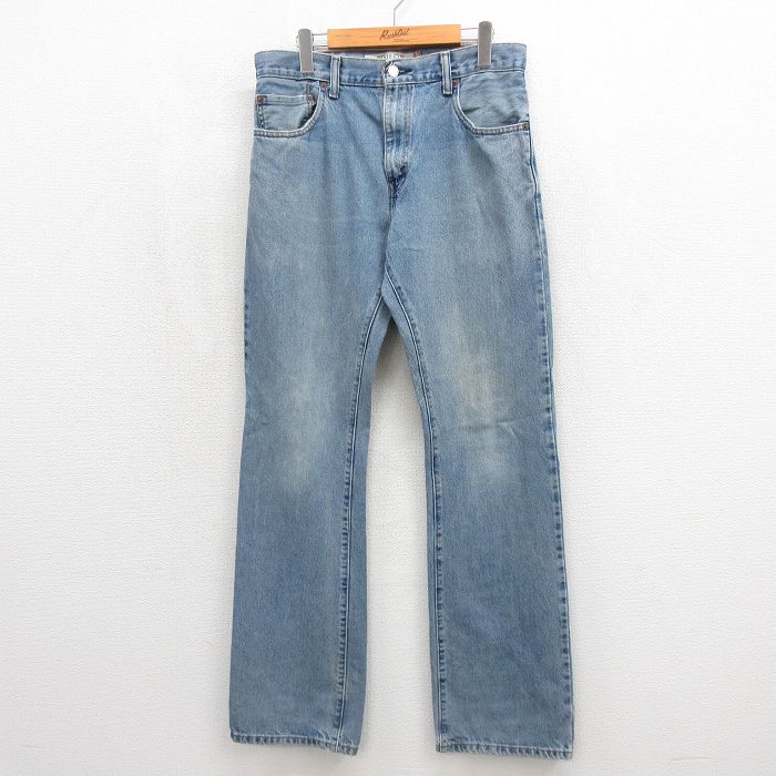 リーバイス517 ジーンズ ネイビー 実寸W33 | 古着