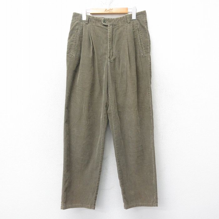 W32★古着 ギャップ GAP コーデュロイ パンツ メンズ 90年代 90s 茶系 ブラウン 25feb18 中古 ボトムス ロング