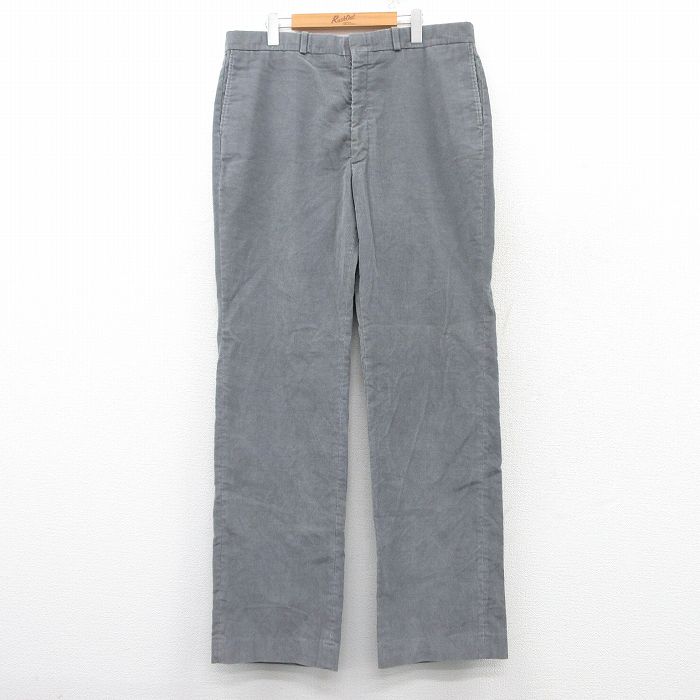 W38★古着 FARAH コーデュロイ パンツ メンズ 80年代 80s グレー 25feb22 中古 ボトムス ロング