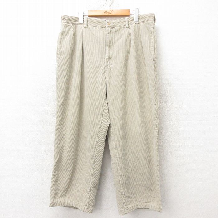 W36★古着 ラルフローレン Ralph Lauren ブランド コーデュロイ パンツ メンズ 90年代 90s ANDREW 太畝 コットン ベージュ カーキ 25feb25 中古 ボトムス ロング