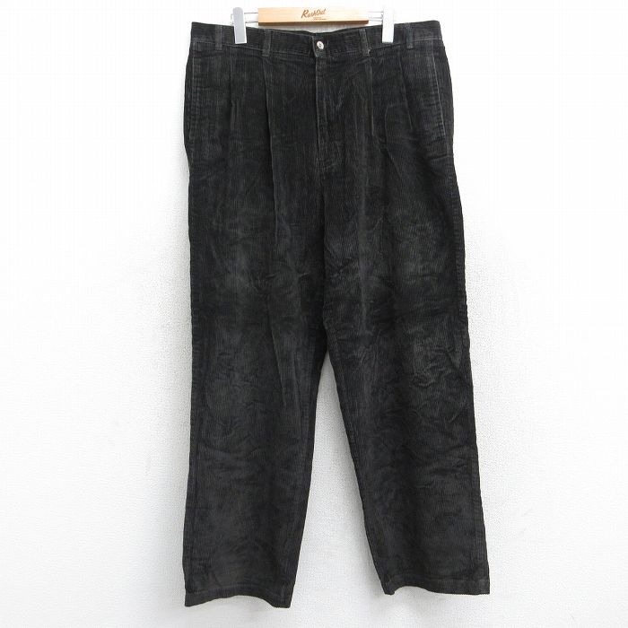W35★古着 アーノルドパーマー コーデュロイ パンツ メンズ 90年代 90s 太畝 濃茶 ブラウン 25oct04 中古 ボトムス ロング