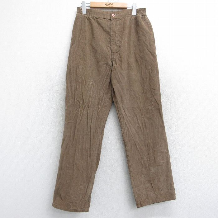 W31★古着 リーバイス Levis コーデュロイ パンツ メンズ 80年代 80s 茶 ブラウン 25oct31 中古 ボトムス ロング