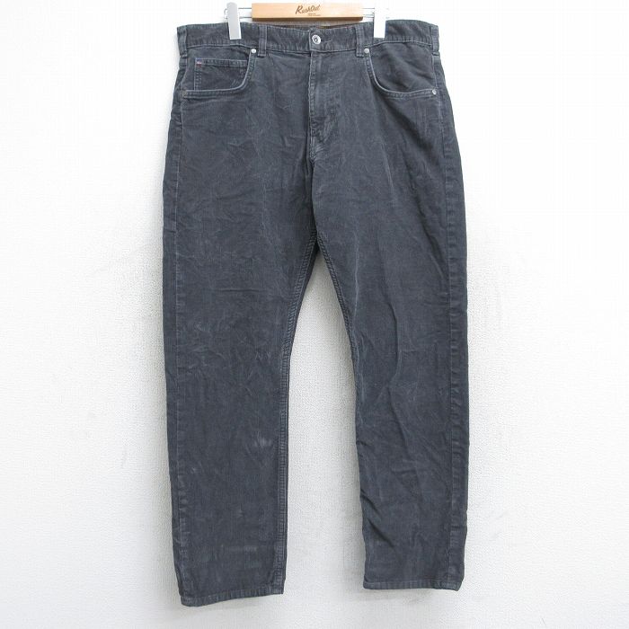 W37古着 パタゴニア patagonia コーデュロイ パンツ メンズ オーガニックコットン 濃グレー 25oct31 中古 ボトムス ロング