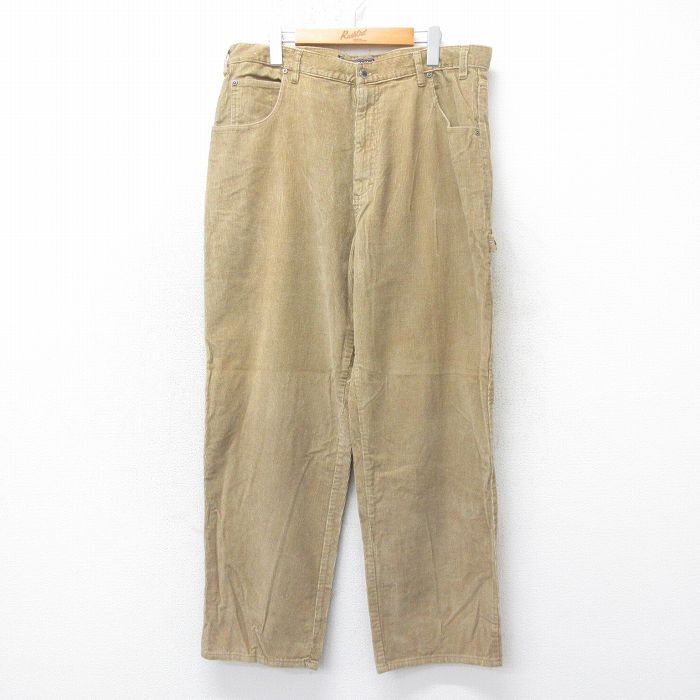 【20%OFF】00s コーデュロイペインターパンツ ブラウン W37 | 古着