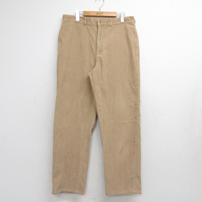 ランズエンド 00s コーデュロイパンツ ベージュ 実寸W34 | 古着