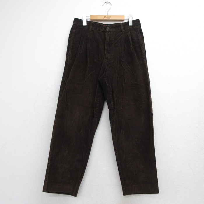 ラルフローレン 90s コーデュロイパンツ ブラウン 実寸W31 | 古着