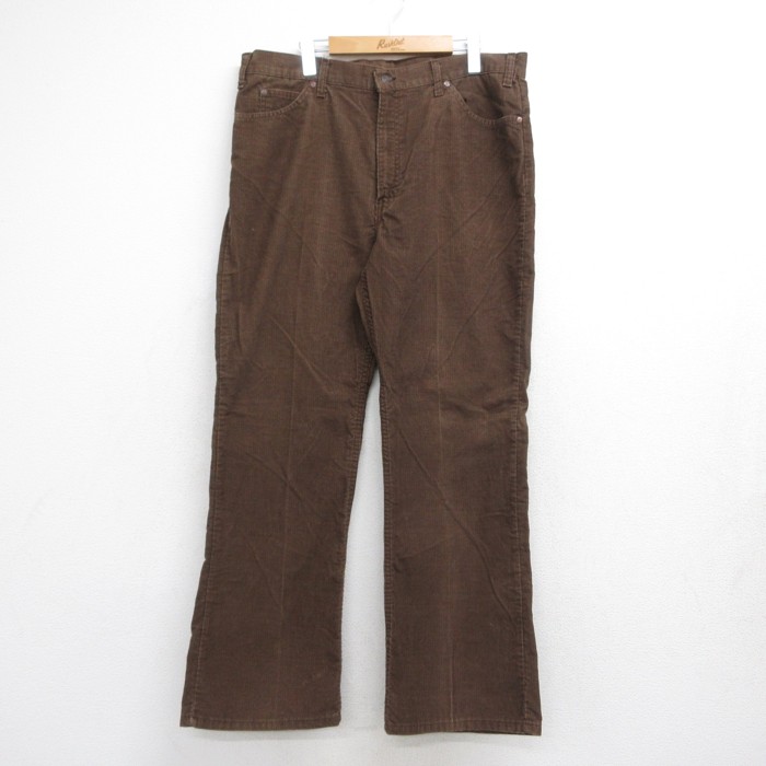 JCPenney コーデュロイ パンツ メンズ 80s ブラウン 実寸W38 | 古着