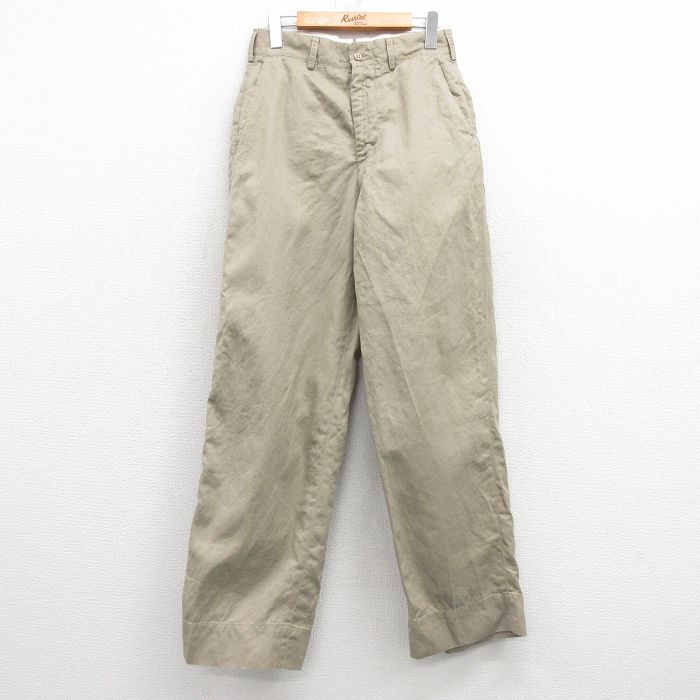 W29★古着 ビンテージ ミリタリー パンツ メンズ 50年代 50s USAF USA製 ベージュ カーキ 25feb20 中古 ボトムス ロング