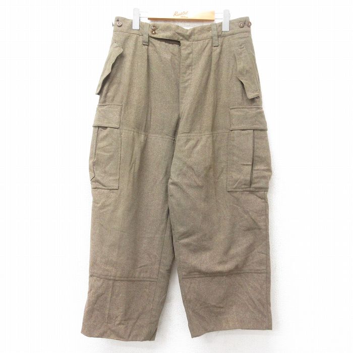 【50%OFF】ドイツ軍 60s カーゴパンツ ブラウン W32 | 古着