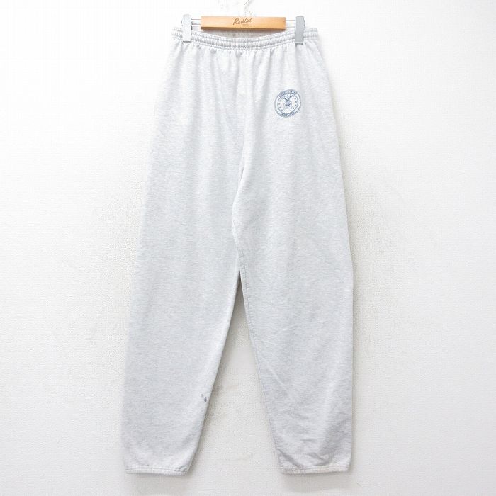 W34★古着 ミリタリー スウェット パンツ メンズ 00年代 00s USエアフォース USA製 薄グレー 霜降り 25nov15