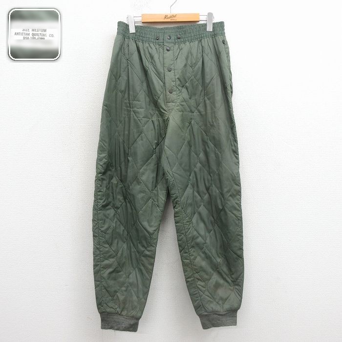 【50%OFF】CWU-9/P ミリタリーキルティングパンツ USAF グリーン W33 | 古着