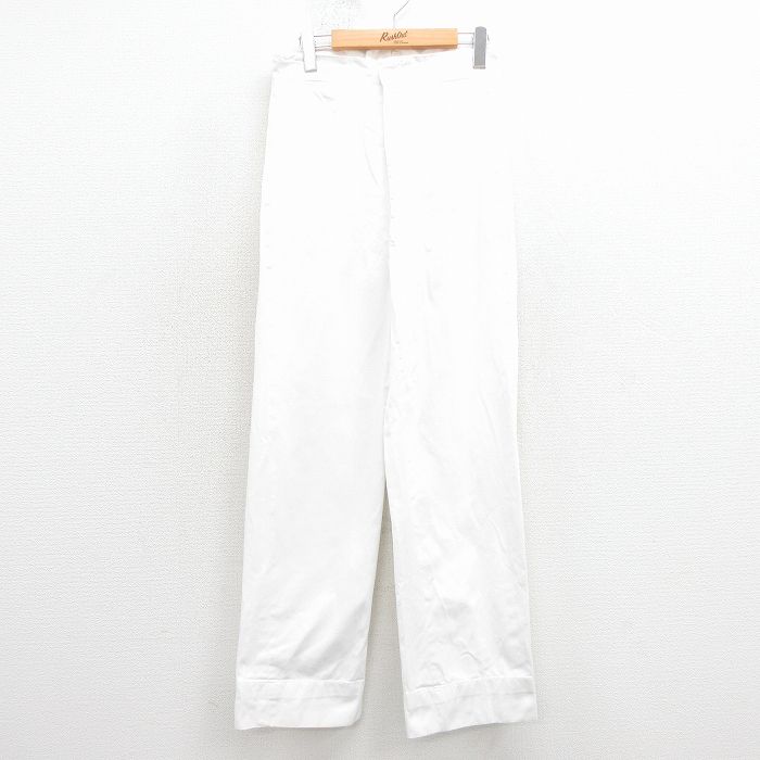 W30★古着 ビンテージ ミリタリー パンツ メンズ 60年代 60s NAVAL タロン 白【spe】 26jan24