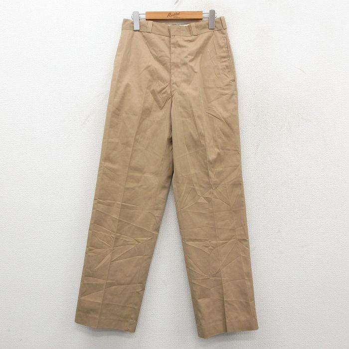 W29★古着 ビンテージ ミリタリー パンツ メンズ 70年代 70s USA製 ベージュ 26feb07