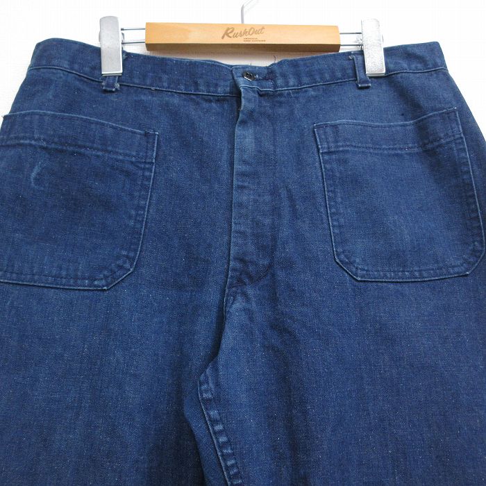 古着通販 W34☆古着 ミリタリー セーラー パンツ メンズ 80年代 80s