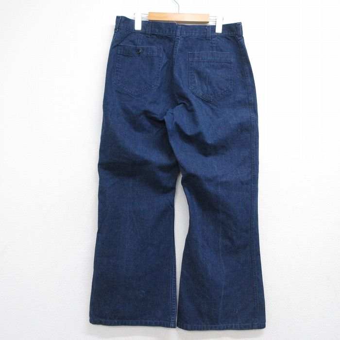 古着通販 W34☆古着 ミリタリー セーラー パンツ メンズ 80年代 80s 