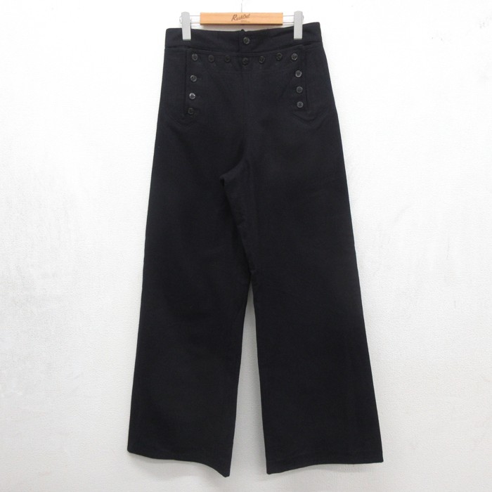 古着通販 W30☆古着 ビンテージ US NAVY ミリタリー パンツ メンズ 70 