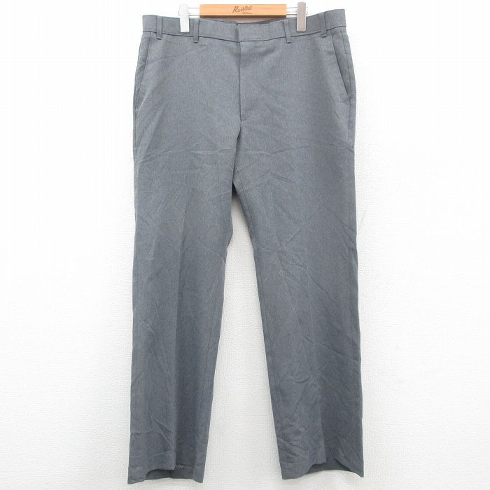W37★古着 リーバイス Levis アクション スラックス パンツ メンズ 80年代 80s タロン グレー 【spe】 24nov06 中古 ボトムス ロング