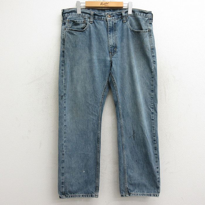 W37★古着 リーバイス Levis 559 ジーンズ メンズ コットン 紺 ネイビー デニム 24nov08 中古 ボトムス ジーパン Gパン ロング パンツ