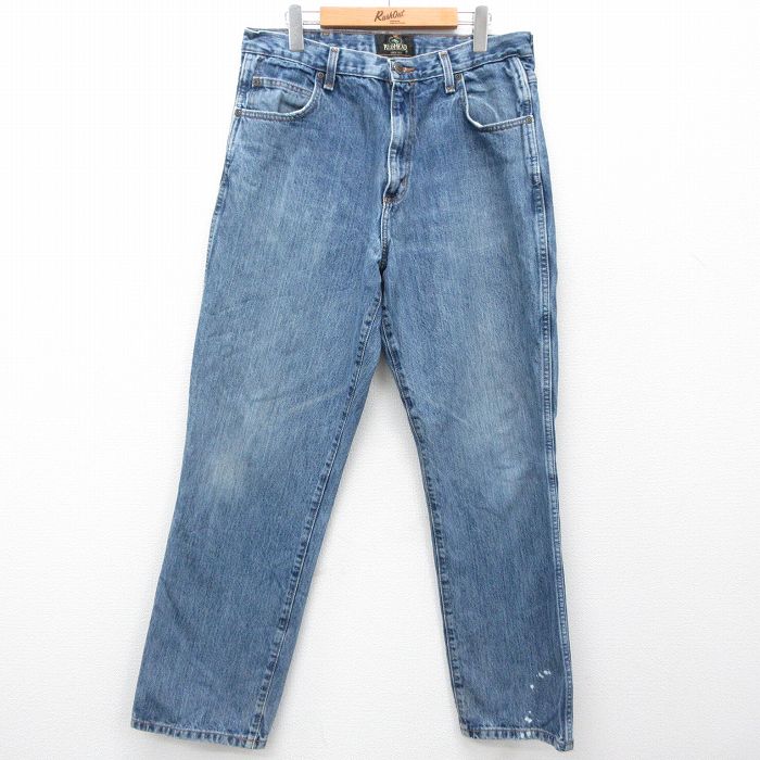 【20%OFF】W33★古着 レッドヘッド ジーンズ メンズ 00年代 00s コットン 紺 ネイビー デニム 24dec03 中古 ボトムス ジーパン Gパン ロング パンツ