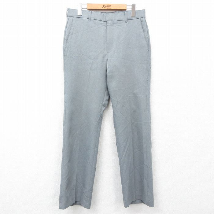 W32★古着 リーバイス Levis アクション スラックス パンツ メンズ 90年代 90s グレー 24dec18 中古 ボトムス ロング