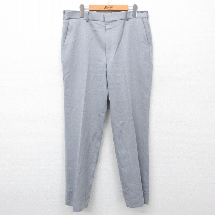 W36★古着 シアーズ スラックス パンツ メンズ 80年代 80s グレー 25jan29 中古 ボトムス ロング