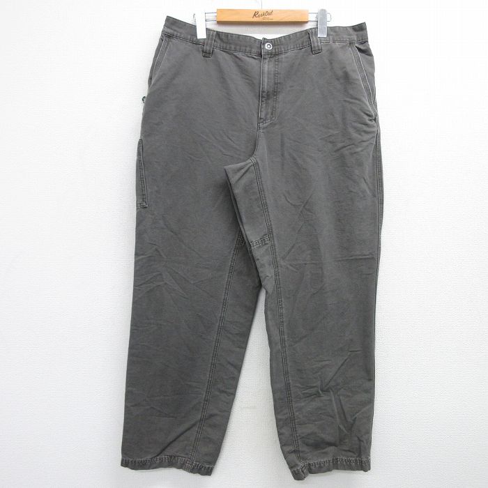 W38★古着 コロンビア COLUMBIA パンツ メンズ 00年代 00s コットン 黒系 ブラック 25feb03 中古 ボトムス ロング