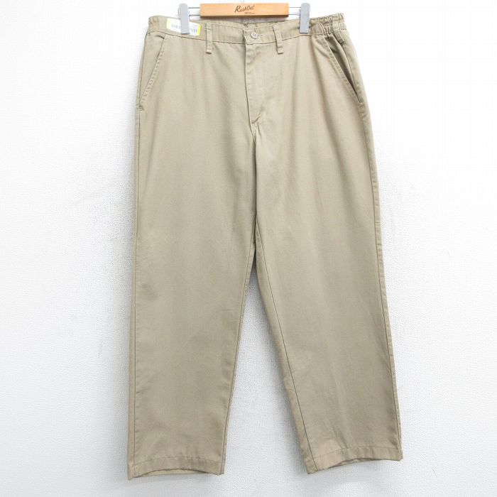 W36★古着 レッドキャップ ワーク パンツ メンズ 00年代 00s ベージュ カーキ 25feb08 中古 ボトムス ロング