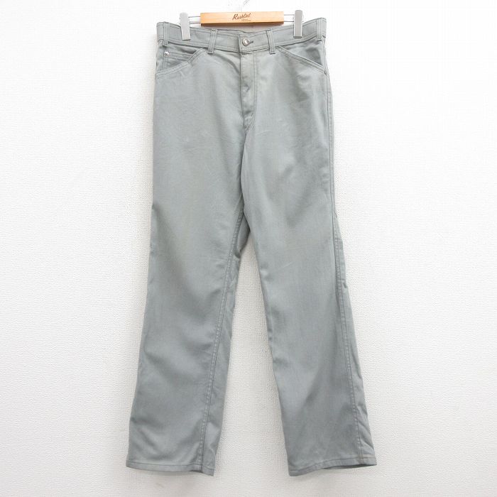 W35★古着 リーバイス Levis パンツ メンズ 80年代 80s USA製 グレー系 25feb12 中古 ボトムス ロング