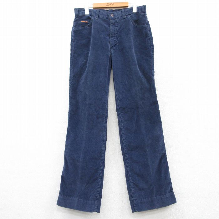 W33★古着 リーバイス Levis パンツ メンズ 80年代 80s タロン 紺 ネイビー 【spe】 25feb17 中古 ボトムス ロング
