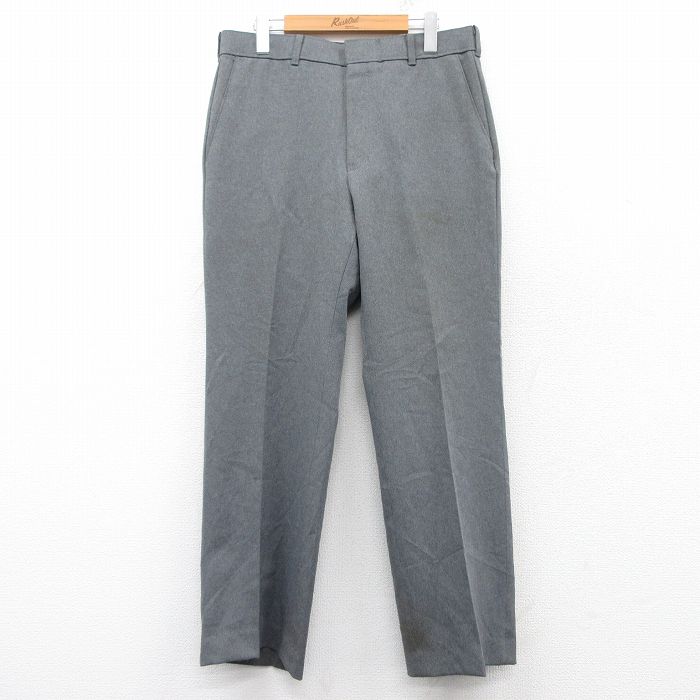 W33★古着 リーバイス Levis アクション スラックス パンツ メンズ 80年代 80s USA製 タロン グレー 【spe】 25feb21 中古 ボトムス ロング