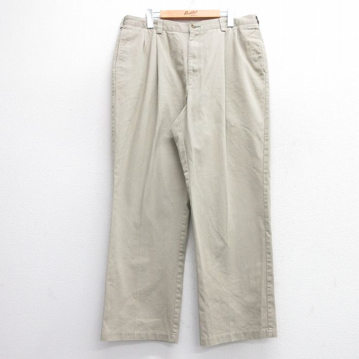 トミーヒルフィガー パンツ ベージュ W37 | 古着