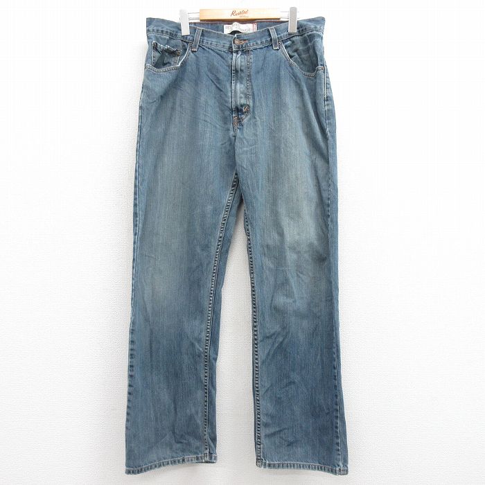 W36★古着 リーバイス Levis 559 ジーンズ メンズ コットン 紺 ネイビー デニム 25feb28 中古 ボトムス ジーパン Gパン ロング パンツ
