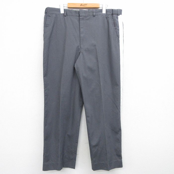 【20%OFF】W39★古着 パンツ メンズ 90年代 90s グレー他 25mar01 中古 ボトムス ロング